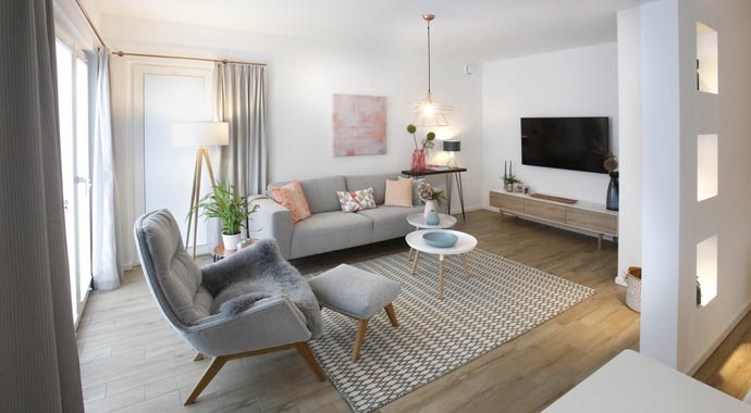 Wohnbereich Kundenhaus Park 169W von Dan-Wood House