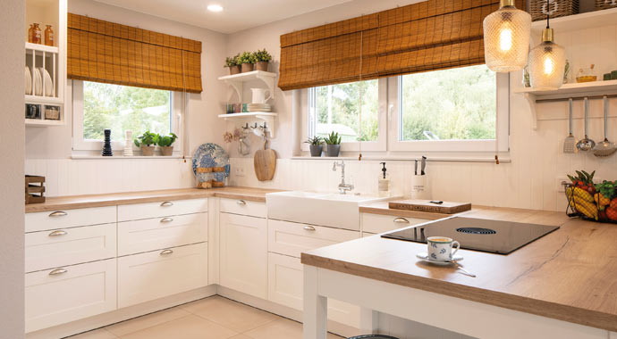 Küche JUNO 402 - Musterhaus Frankenberg von FingerHaus