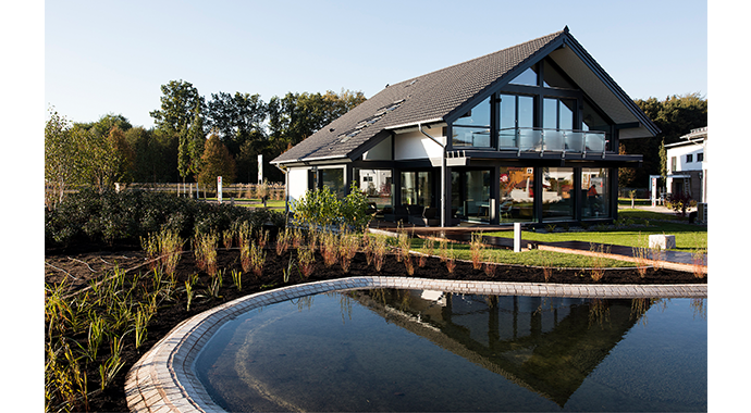 Meisterstück-Haus Musterhaus Günzburg Außenansicht