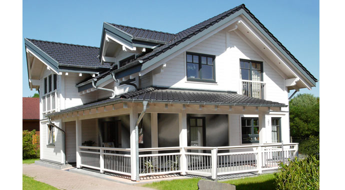 Vöma-Bio-Bau Musterhaus Pro Ambiente Außenansicht