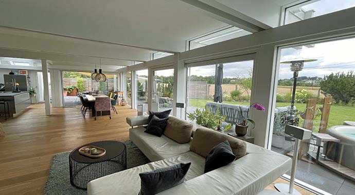 Wohn-, Ess-, Kochbereich | Foto: KD-Haus