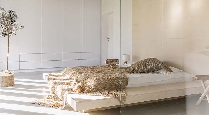 Schlafzimmer Musterhaus Bohlingen von Das Bodenseehaus