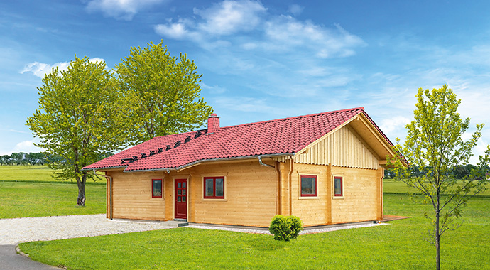 Blockhaus "Rex" Variante 1 | Bild: LéonWood® 