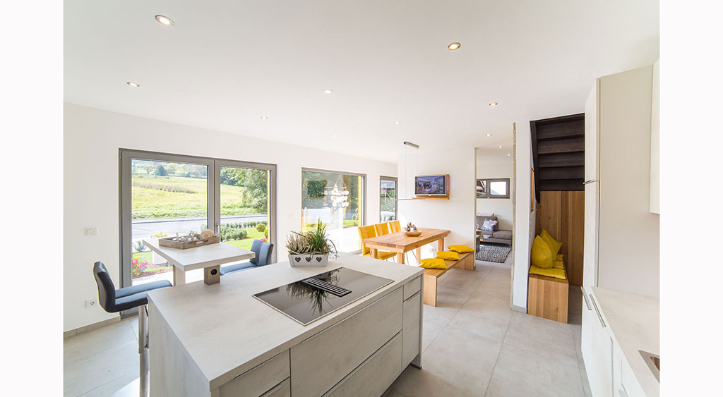 Büdenbender: Musterhaus Jedermann Wohnbereich