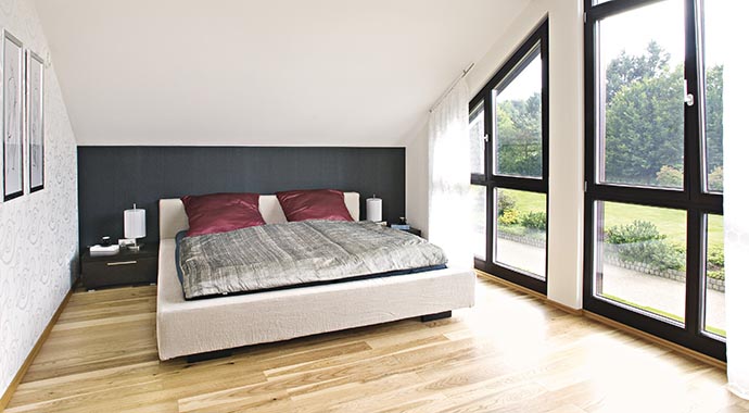 WeberHaus Ausstellungshaus Wenden-Hünsborn Schlafzimmer