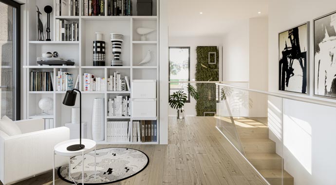 Wohnbereich CONCEPT-M Erlangen von Bien-Zenker