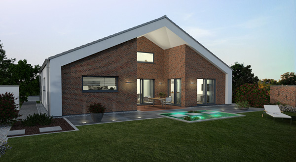 Musterhaus Stelle Außenansicht