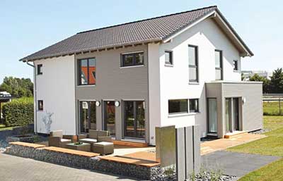 FingerHaus Musterhaus NEO 300 Außenansicht