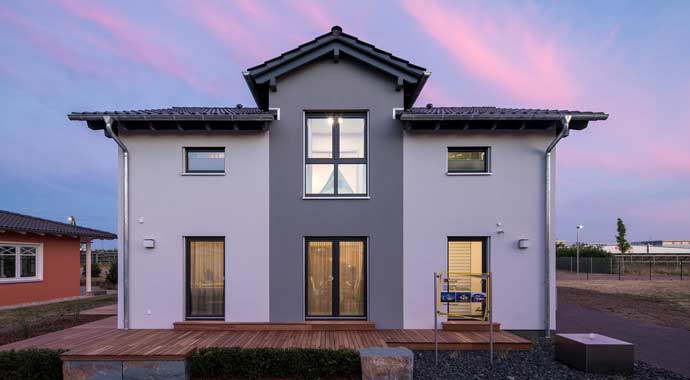 Außenansicht Uno 2.0 - Musterhaus Leipzig von FingerHaus