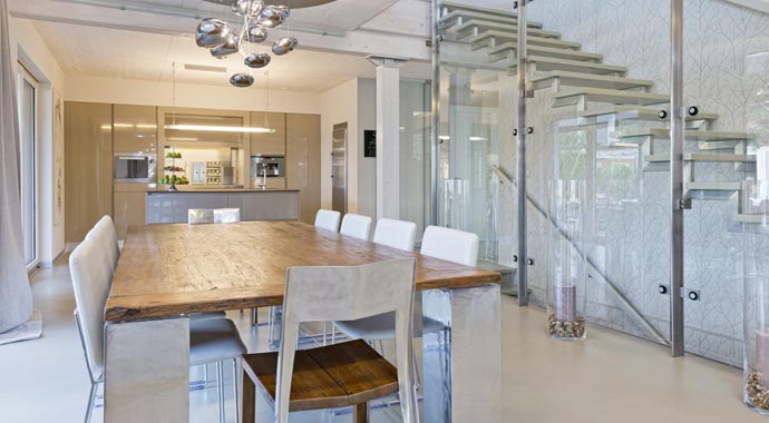 Griffner Fertighaus Musterhaus Wien Box Essbereich