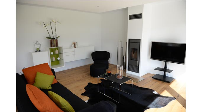 FBW Fertigbauwochner Musterhaus Rheinhausen Wohnzimmer