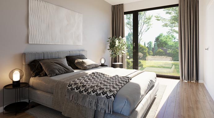 Schlafzimmer Bungalow VISION 154 von Danwood VISION