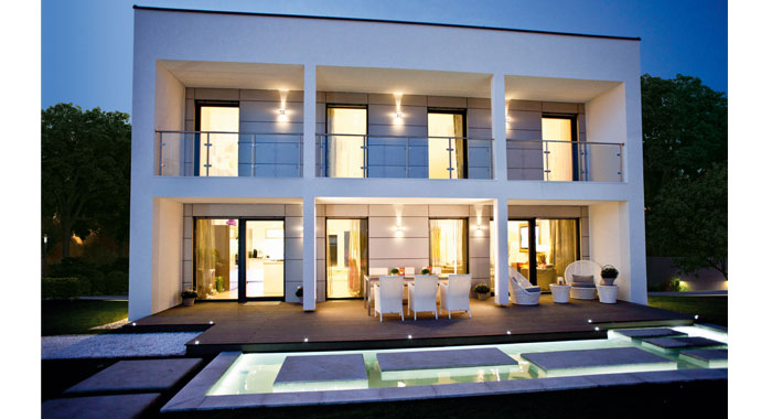 ELK Fertighaus ELK Effizienzhaus 220 Außenansicht