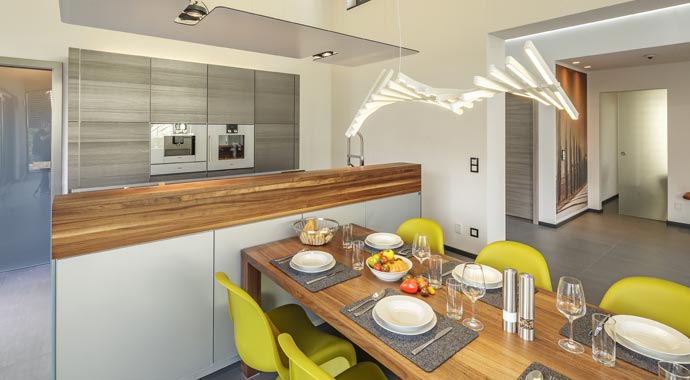 Luxhaus Open Musterhaus Fellbach Küche