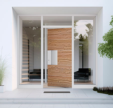 Aluminiumtür von Weru