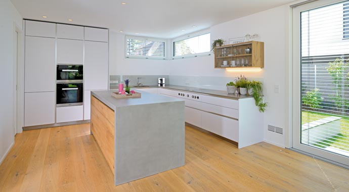 Gruber Holzhaus Haus Silbereiche Küche