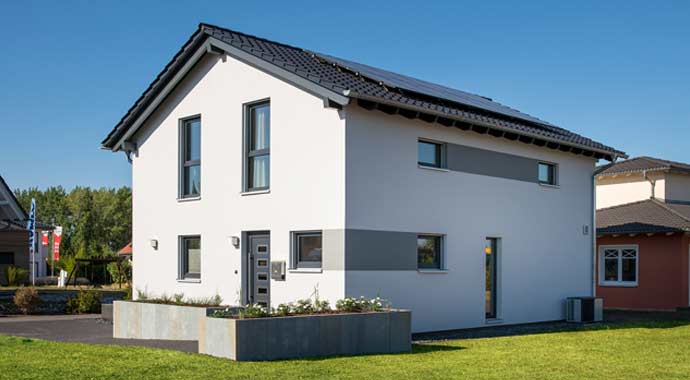 Außenansicht UNO 2.0 - Musterhaus Leipzig von FingerHaus