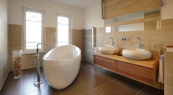 Musterhaus Regensburg Badezimmer