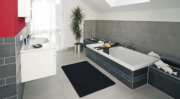 WeberHaus Ausstellungshaus Bad Vilbel Badezimmer