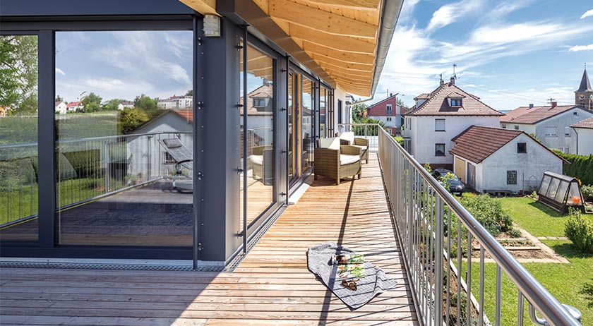 Regnauer Hausbau Haus Leingarten Terrasse
