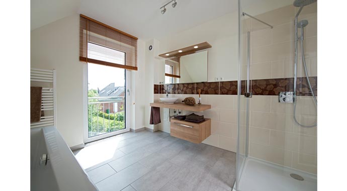 Musterhaus Lüneburg von Heinz von Heiden Badezimmer