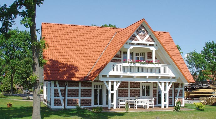 Emil von Elling & Sohn Musterhaus Elling 285 Außenansicht