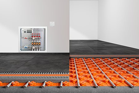 Keramik-Klimaboden BEKOTEC-THERM von Schlüter-Systems Keramik-Klimaboden BEKOTEC-THERM von Schlüter-Systems