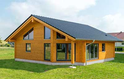 Fullwood Musterhaus Wismarbucht Außenansicht