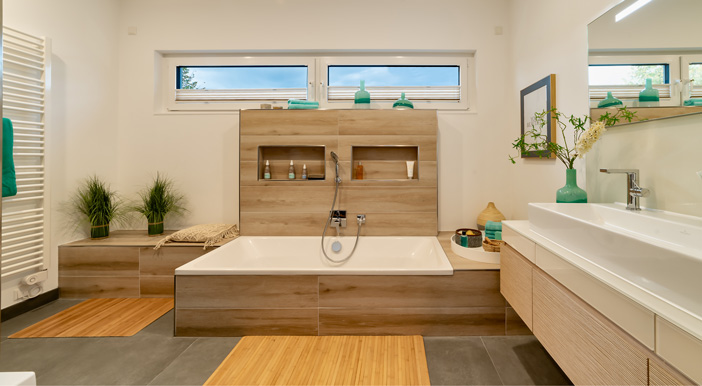 Musterhaus Stelle Badezimmer
