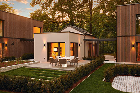 Außenansicht Bungalow Option von WeberHaus Außenansicht Bungalow Option von WeberHaus