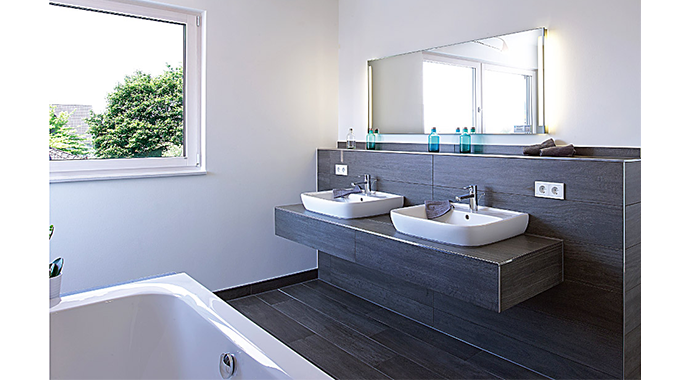 NORDHAUS Fertigbau Musterhaus Mühlheim-Kärlich Bad