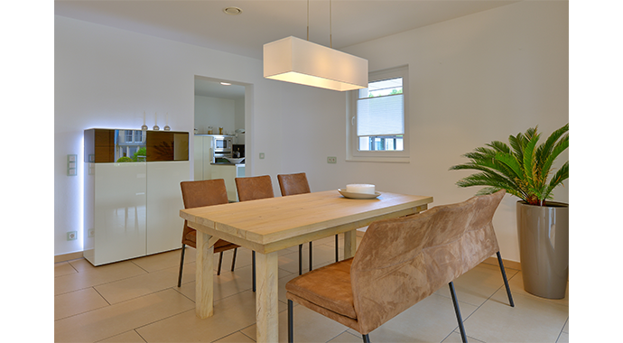 Büdenbender Hausbau Musterhaus Florenzo Esszimmer