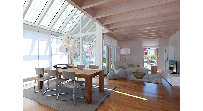 Kitzlinger-Haus, Musterhaus Fellbach Ess- und Wohnbereich