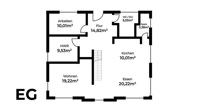 Grundriss Erdgeschoss