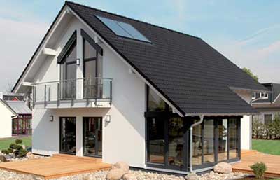 FingerHaus Musterhaus MEDLEY 410 Sonderedition Außenansicht