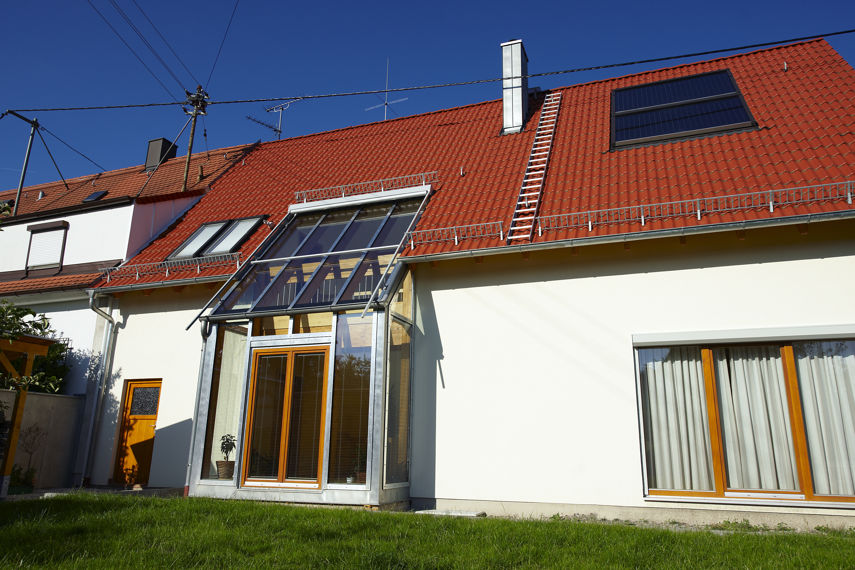 Doppelhaushälfte-Neubau Reich Außenansicht