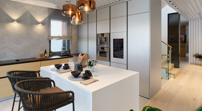 Küche Musterhaus Poing von WeberHaus