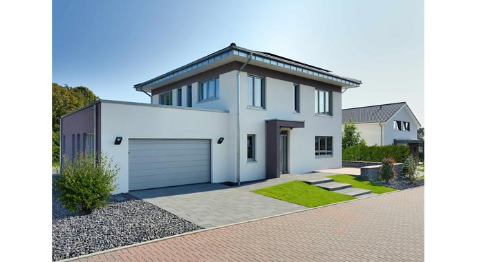 Musterhaus Wuppertal von Kampa Außenansicht