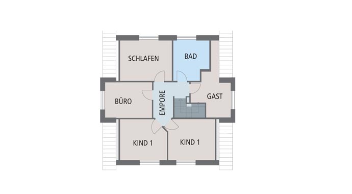 Viebrockhaus Maxime 700 Grundriss Obergeschoss