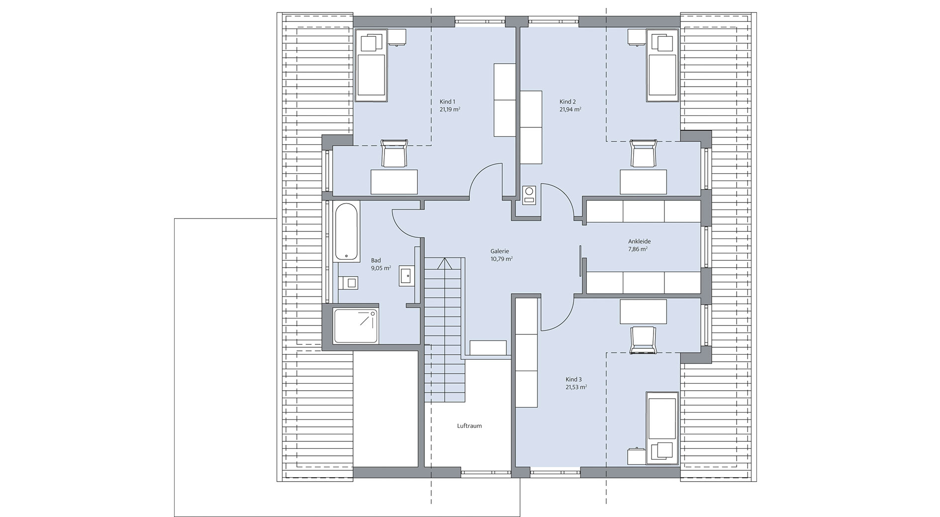 Grundriss Dachgeschoss