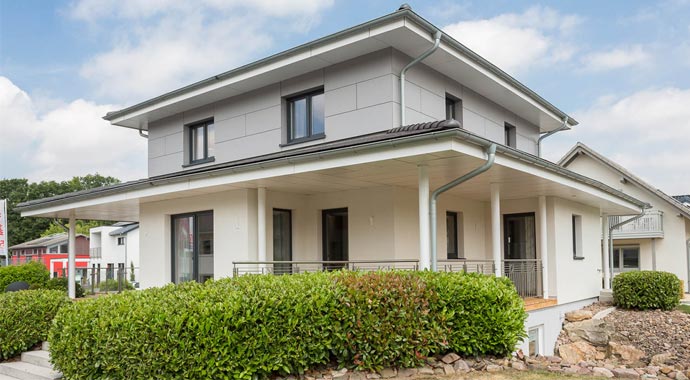 Büdenbender Hausbau Musterhaus Florenzo Außenansicht