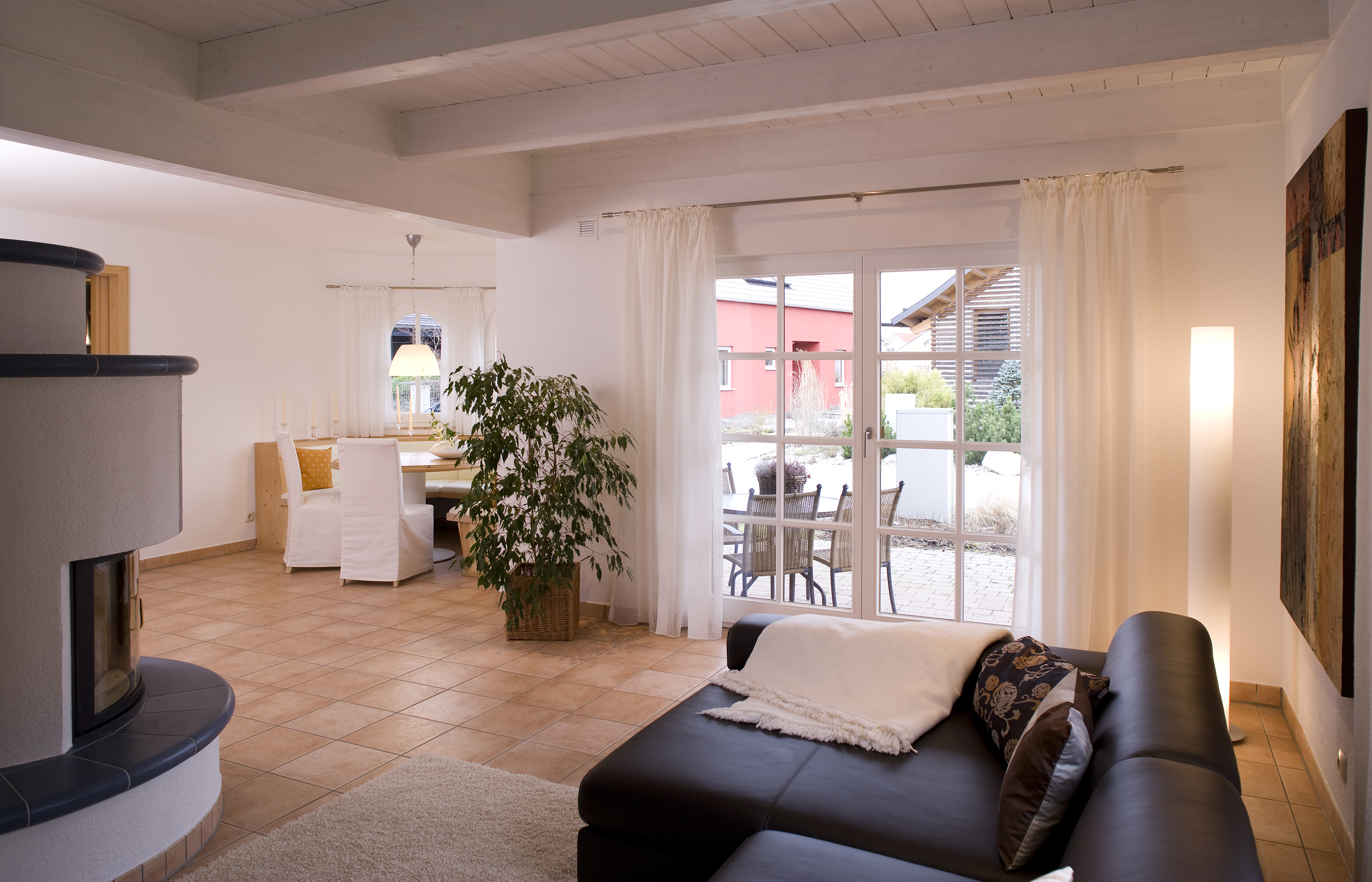 Musterhaus Poing Wohnbereich