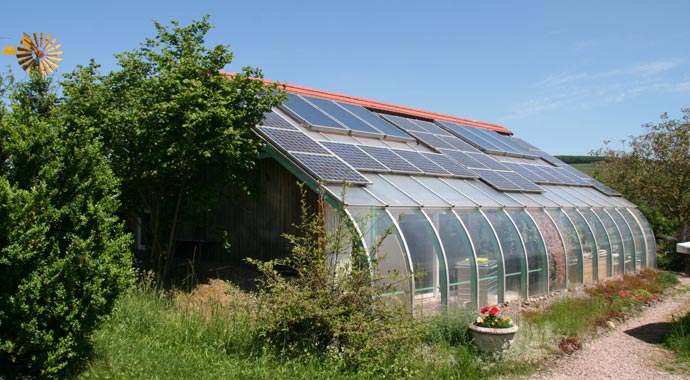 Bio-Solarhaus Musterhaus Probewohnhaus 3 Außenansicht