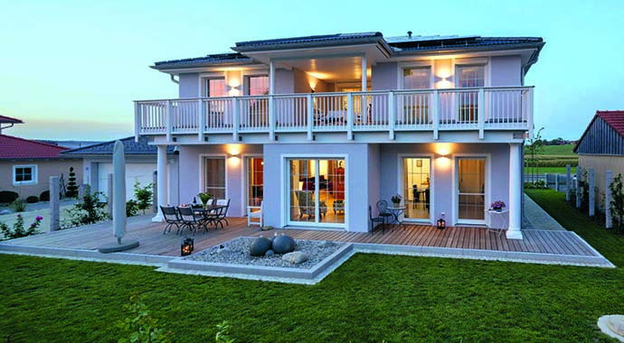 Außenansicht Haus Albaching von Regnauer Hausbau