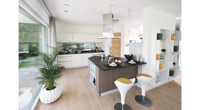 Ausstellungshaus Rheinau-Linx CityLife von WeberHaus Kueche