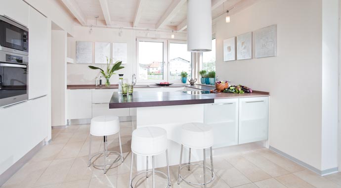 Griffner Fertighaus Musterhaus Linz Classic Küche