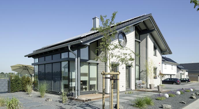 Stommel Haus Haus Silberweide Außenansicht