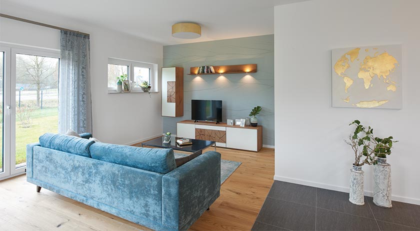 Musterhaus Günzburg Wohnzimmer