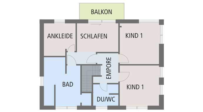 Viebrockhaus Edition 425 Grundriss Obergeschoss