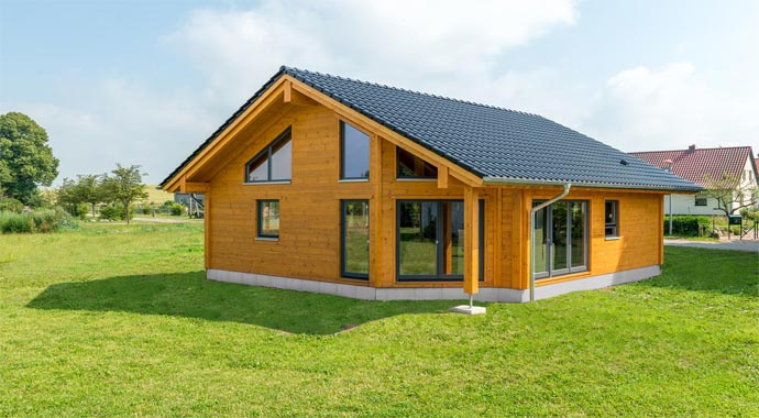 Fullwood Musterhaus Wismarbucht Außenansicht